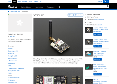 Adafruit Fona