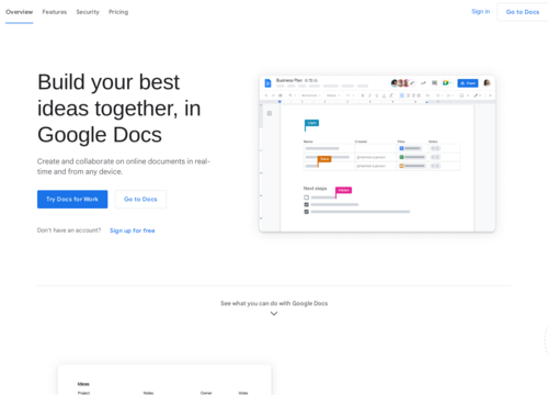 Google Docs, Sheets, And Slides