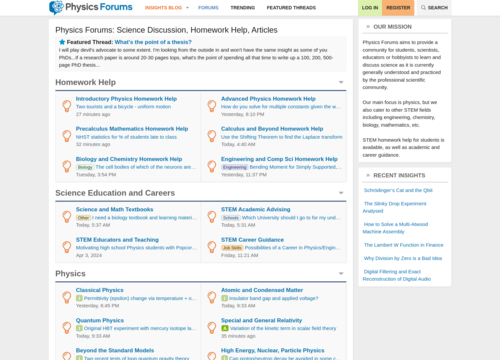 Physics Forums